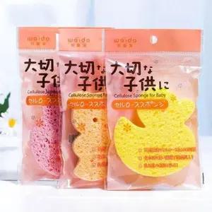 알록달록 아동 목욕 스펀지 3p 1세트 204934 WEBDB79