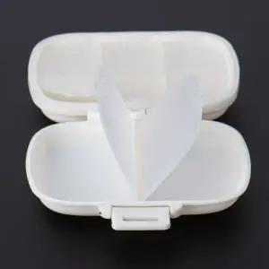 8칸 휴대용 약통 케이스 화이트 알약통 휴대용약통