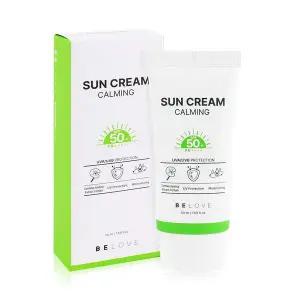 비러브 카밍 선크림 50ml SPF50+ PA++++ /순한 눈시림없는 자외선차단제 시카 선블록