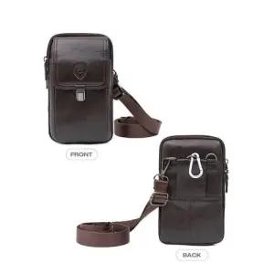 가죽 크로스백 미니 가파치 14x21x6cm 허리색 WF4A74A