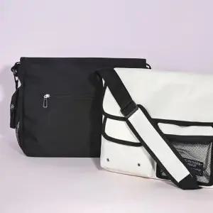 멀티포켓 캐주얼 메신저백 크로스백 본품+미니파우치 WF4A6D8