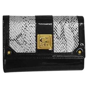 LW9503 정품 GBL 여성용 블랙 애나멜 콤비가죽 중지갑 W017268