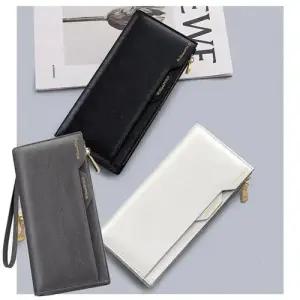 여성 소가죽 왁스 장지갑 오일 왁스지갑 여성장지갑 WFJYGOT