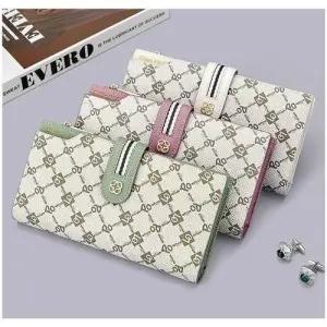 여성 프린트 PVC 장지갑 프리미엄 화이트 여성장지갑 WFJYGOR