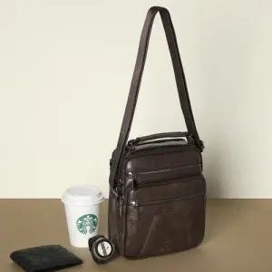 남성 소가죽 크로스백 가죽 남자 가방 맨스백 맨스백 WFJY0WU