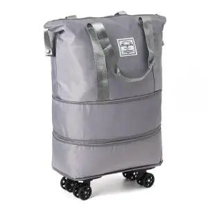 캔버스백 확장 빅맥스 2단 바퀴 캐리어 보스턴 WFJWJ4Z