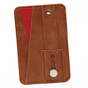 [하프클럽/]브라운 핸드폰 카드수납 슬림지갑 카드홀더