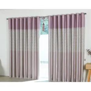 지나송 암막 커튼 신혼집 사계절 뉴리엘 특대형 퍼플