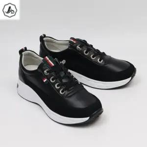 [애슬릿] 여성 스니커즈 가죽 운동화 캐주얼 쿠션 키높이