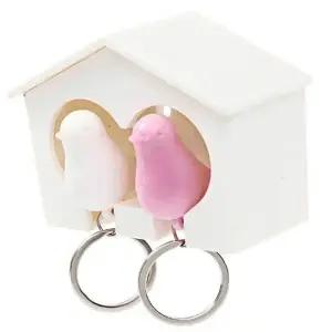 [하프클럽/]열쇠고리케이스 핑크 화이트 열쇠고리부자재