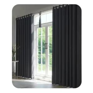 뷰하우스 암막 커튼 멜란지 원톤 거실 대형 그레이