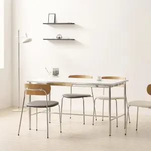 프리힐 카페 매장 실버 테이블 2인 4인 식탁 업소용 사각 1400