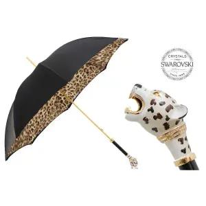 [롯데백화점]파소티 우먼럭셔리 블랙 더블클로스 재규어 수동우산