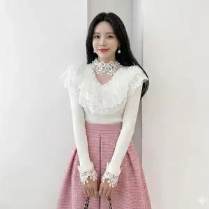 금찌 비너스 레이스 니트티 ST7986T