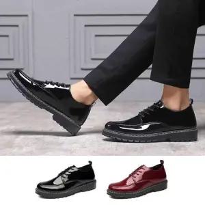 남자 로퍼 결혼식 하객룩 단화 캐주얼 에나멜 구두 W4705F6