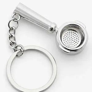 [하프클럽/]포터필터 키링 2p 세트 실버 열쇠고리 가방키링