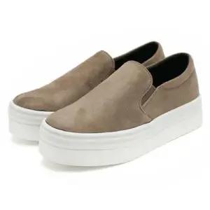 여자 스트랩 세무슬립온 데일리룩키높이 통굽 스웨이드 스니커즈 WFJUCCJ