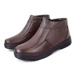 옆지퍼인조가죽 데일리룩 방한화 F/W 정장구두 신사화 털 부츠 WFJU9PK