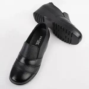 레이디스 키높이통굽 웨지 슬립온 컴포트화 가죽스니커즈 컴포트 WFJTWHF