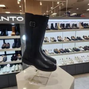 엘칸토 HC10 여성하프털부츠검정3cm 여성소가죽경량창컴포트하프털부츠 LCWH1