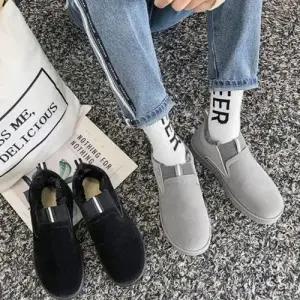 겨울철 방한용품 맨즈 포근 털 속감 슬립온베이직 WFJTQID