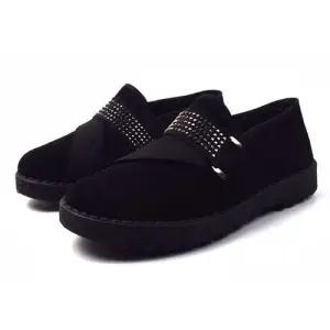 걸스 안감기모 비즈슬립온 윈터 머스트해브 스니커즈 미끄럼방지 WFJTQAV