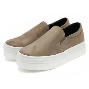 걸스 스트랩 세무슬립온 키높이 통굽 스웨이드 프리미엄스니커즈 WFJTQ9C