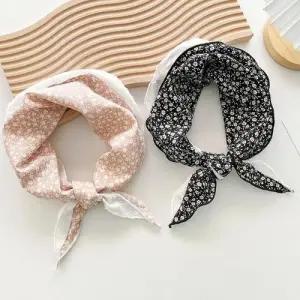 스카프 산뜻한 이중 꽃무늬 레이스 WF552AC