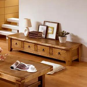 [마루엔개비] 우리목 거실장 170 원목 TV장