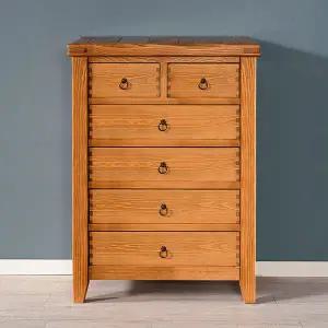 [마루엔개비] 우리목 5단 서랍장