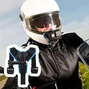 모터사이클 헬멧 턱 마운트 고프로 오즈모 SJ4000 액션캠 호환 W4BCB12