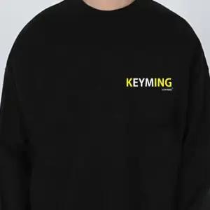 키밍 가을 맨투맨 라운드 캐주얼 포인트 데일리 JA W4BED25