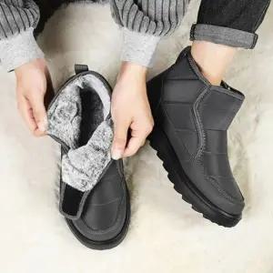 남성 패딩부츠 방한 털운동화 겨울 기모 단화 앵클부츠 3색