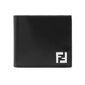[명품] 25FW 은장 FF로고 반지갑 블랙 7M0356 AFF2 F0GXN
