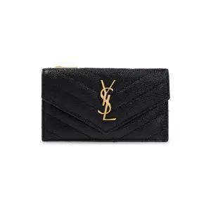 [명품] 26SS 금장 모노그램 플랩 카드지갑 블랙 612808 BOW01 1000