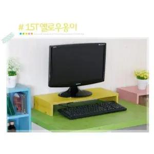 모니터받침대 1단 550x218x85 옐로우옹이
