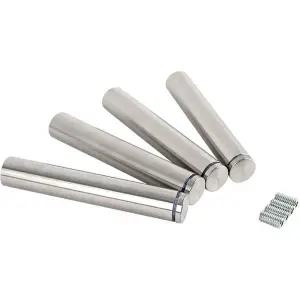 높이 받침대 확장용 4개입 150mm 강화유리 다리 투명유리