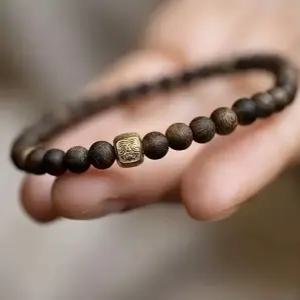 액막이 건강 소원성취 재물운 삼재 침향나무 염주 팔찌 남녀공용 팔찌
