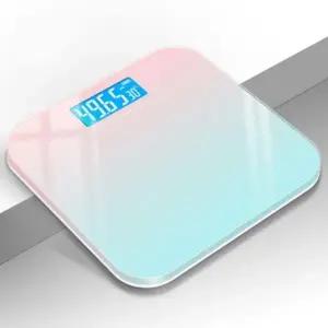 디지털 체중계 가정용 정확한 강화유리 그라데이션