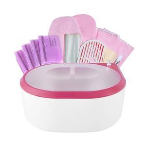 손과 발 파라핀 목욕용 새로운 왁스 머신, 건조한 피부를 부드럽게 하고 해주는 스파 업그레이드 워머 핑크