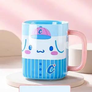 WL 산리오 시나모롤 투톤 사각 머그컵 400ml