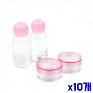 [알티피아]WL 투명한 스킨용기 크림용기 4p x10개 메이크업소품