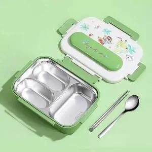 [알티피아]WL 짱구 스텐 도시락 3칸-그린