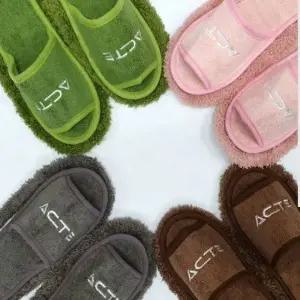 극세사 청소 슬리퍼 셋트 다용도 청소패드 거실화 실내화