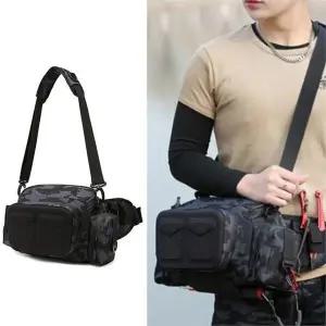 [셀러허브][라일리] Rly 남자 서바이벌 쇼퍼백 낚시 가방 메신저백 힙쌕 (S9548815)