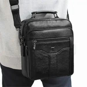 [셀러허브][라일리] Rly 남성 캐주얼 가죽 쇼퍼백 회사원 크로스백 고급 가방 (S9548640)