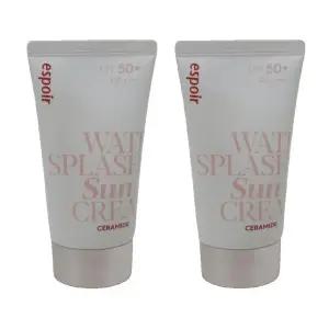 에스쁘아 선크림 세라마이드 예스쁘아 선블럭 에스뽀아 60ml 2개 DJ