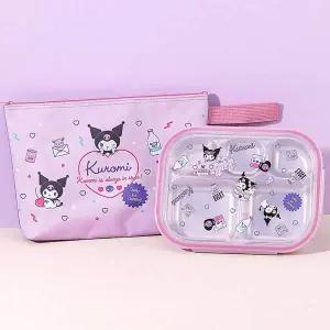 [에이치플러스몰]WL 산리오 쿠로미 모노 스텐식판 가방세트