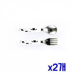 [알티피아]WL 간편한 스텐 스푼포크 깔끔 세트 x2개 스푼포크세트