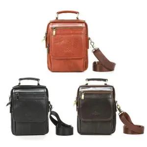 [셀러허브][라일리] Rly 남성 가죽 메신저백 데일리 캐주얼 고급 가방 (S9548231)